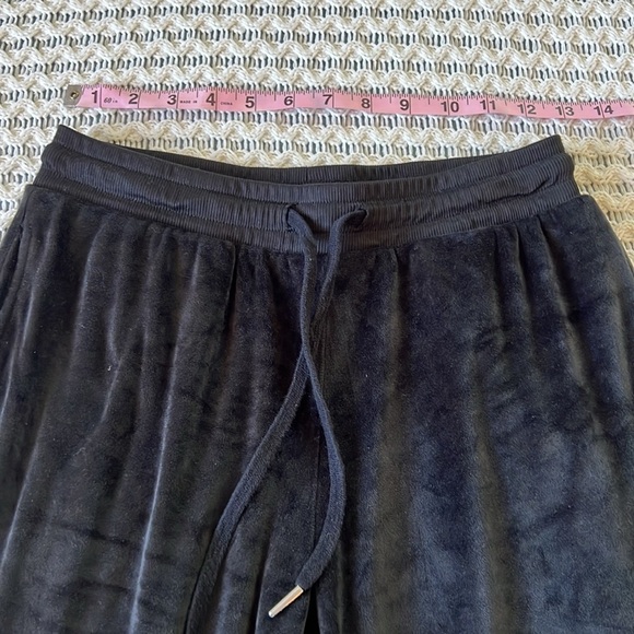 JUICY COUTURE 90s Y2K Inspired Velour Lounge Sleep Set Black | S - Picture 8 of 11